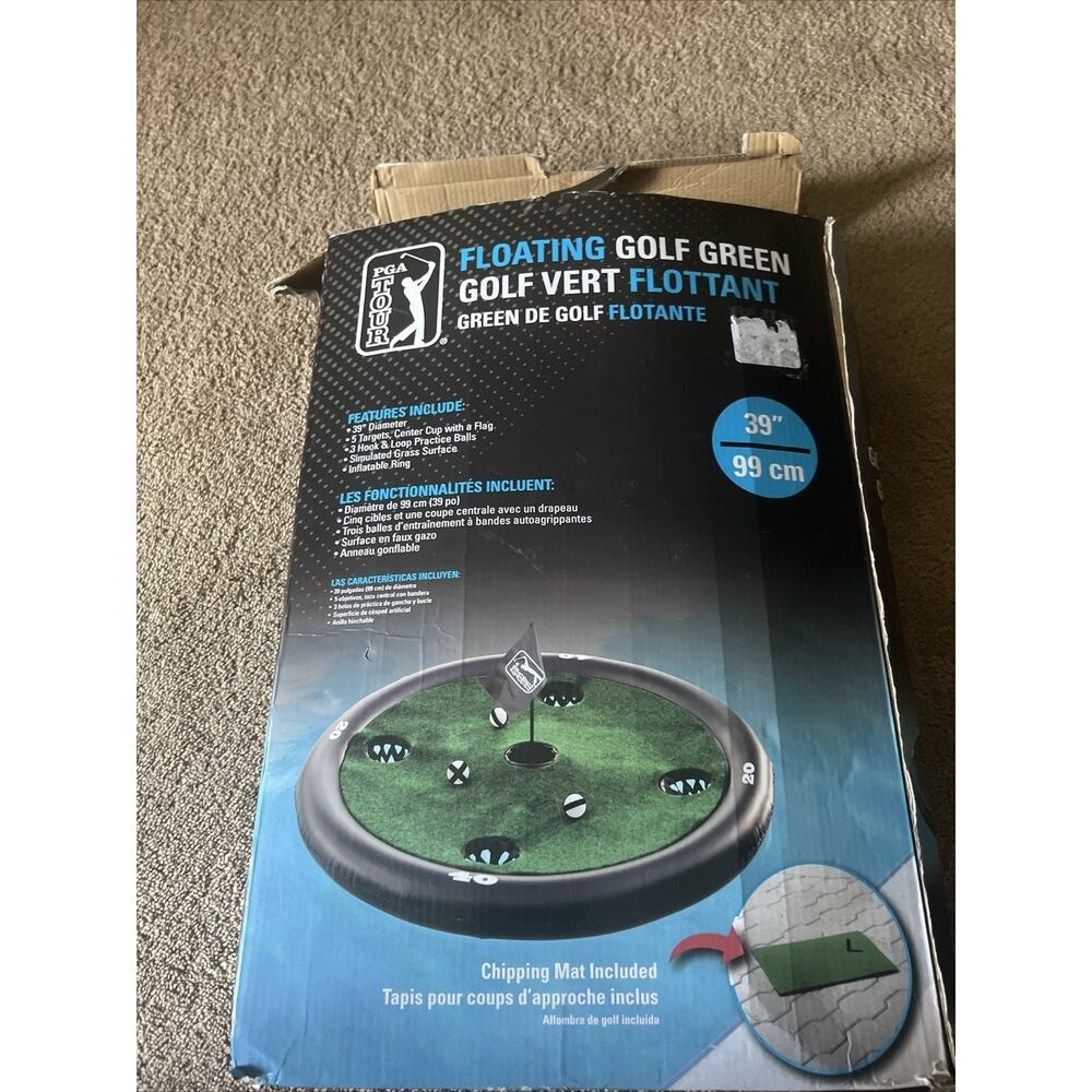 Floating Golf Green PGA TOUR Backyard Floating Pool Game Balls Are missing - Picture 6 of 16